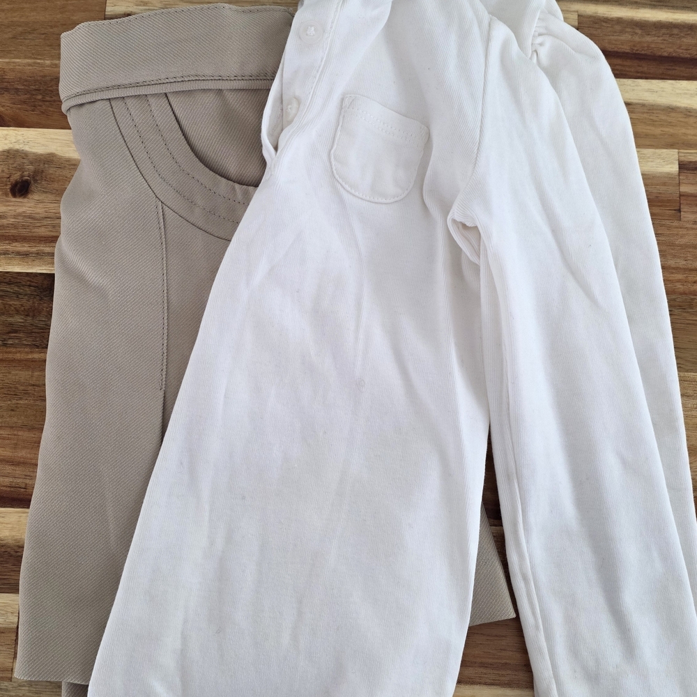 Nautica Kids' Tan and White Bottoms